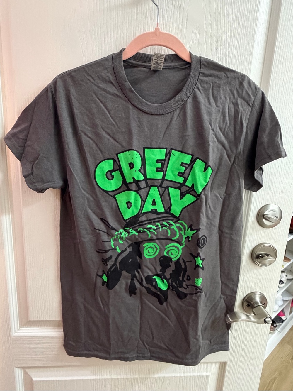 RARE Green Day Dizzy Dog Tee Sz S Unisex